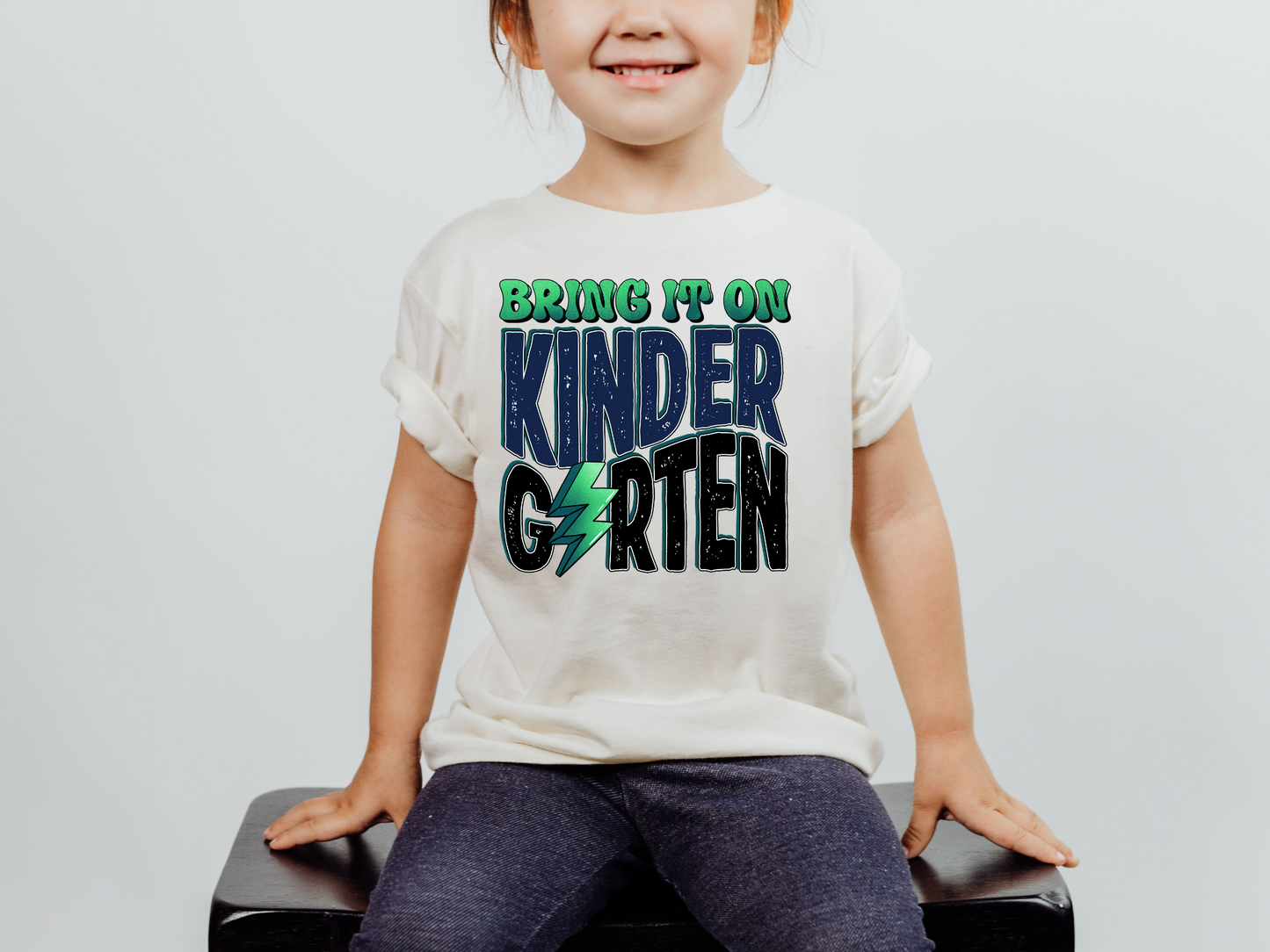 Bring it on kindergarten- blue and green