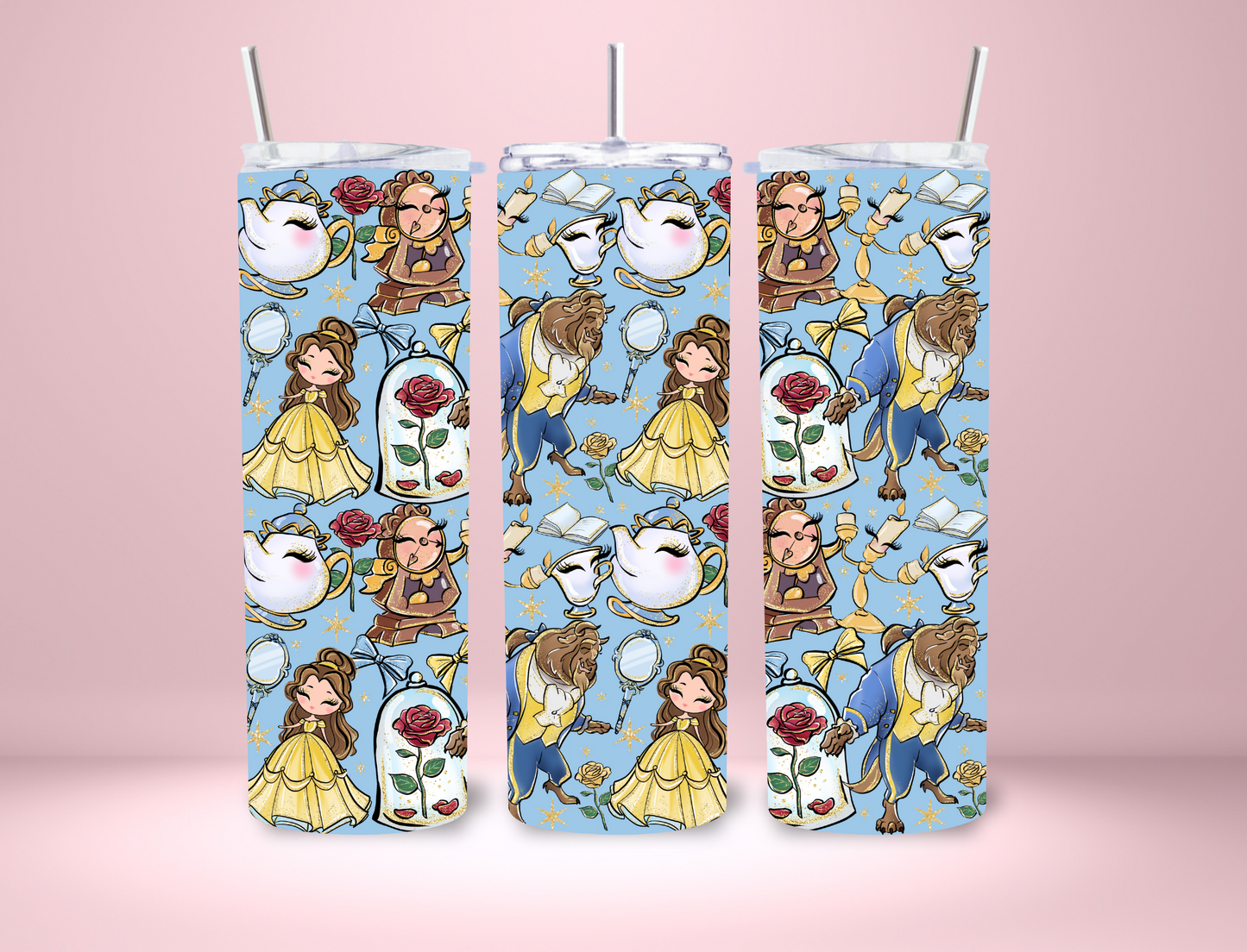 Beauty and the Beast Character - 20oz SUBLIMATION