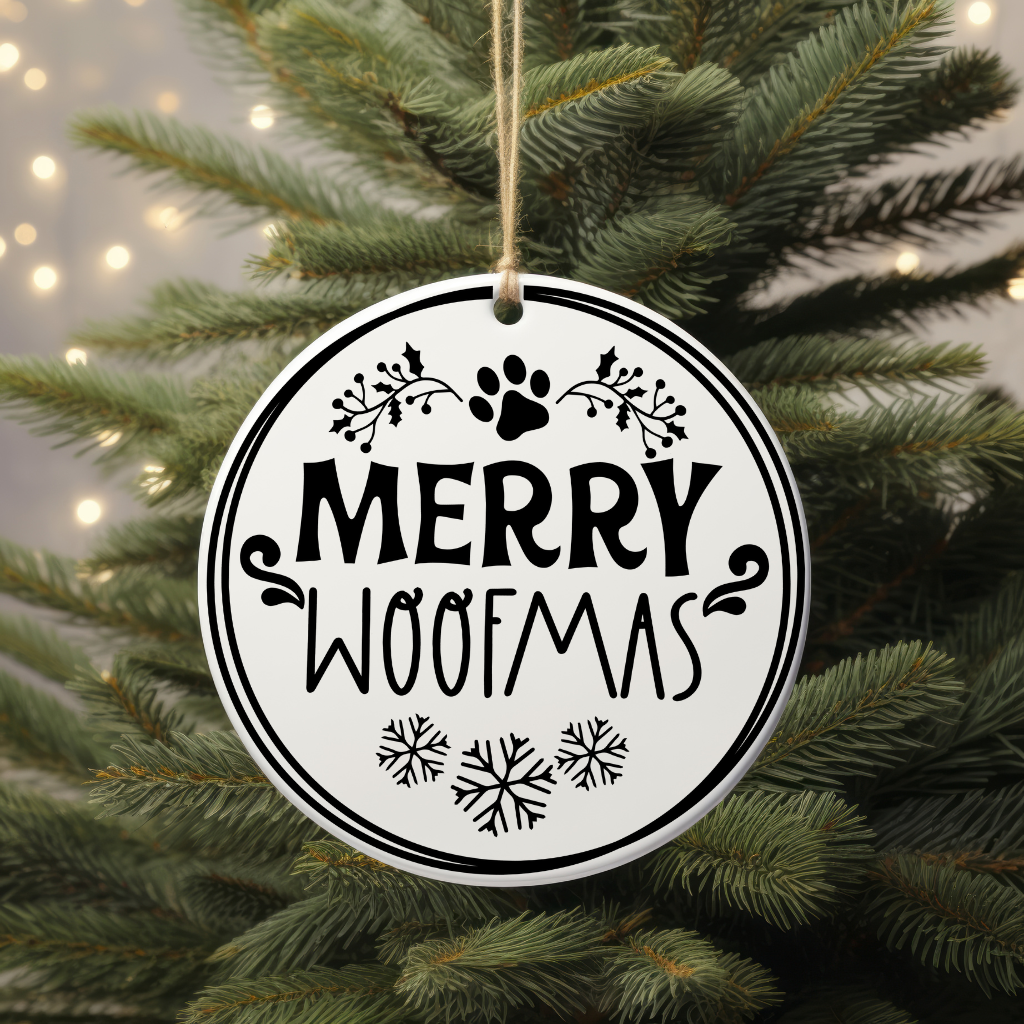 Merry Woofmas - UV DTF