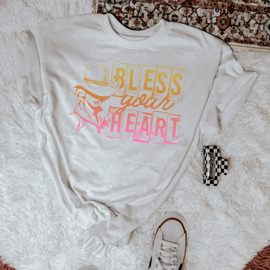 Bless Your Heart=Pink and Orange