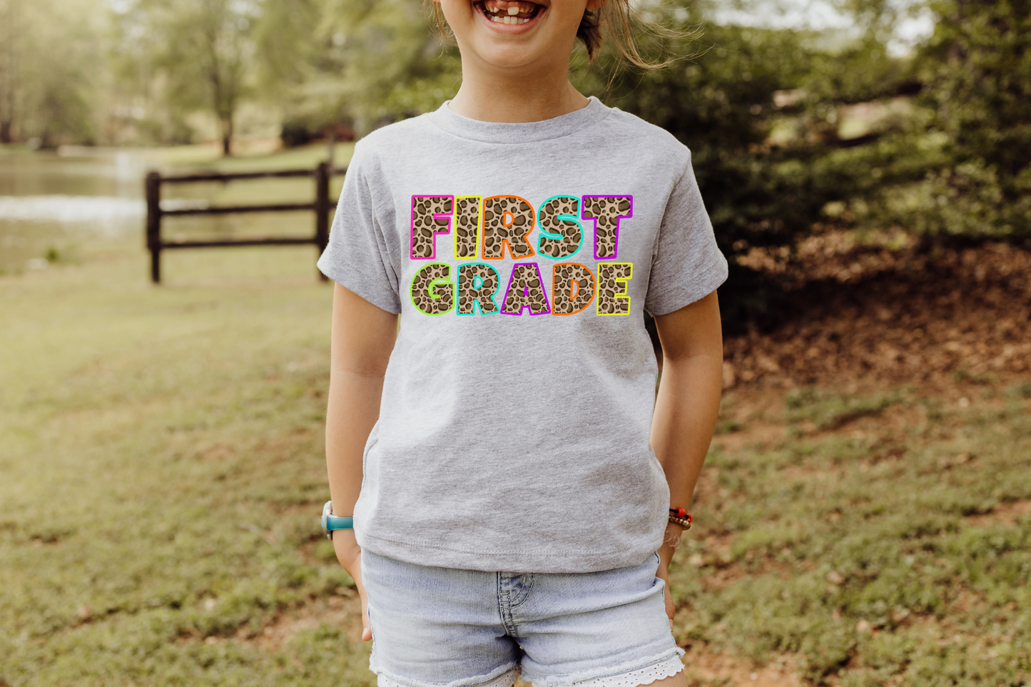 First grade-giraffe print