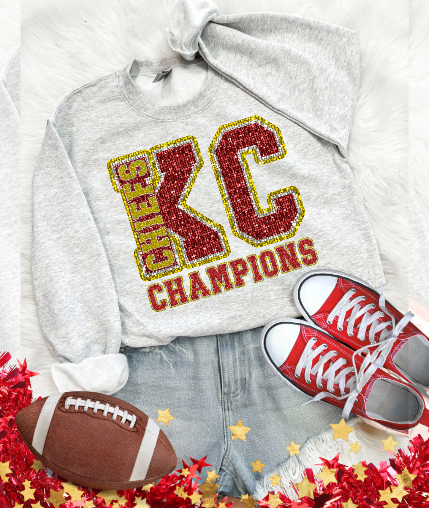 KC(CHIEFS) Champions Sequin