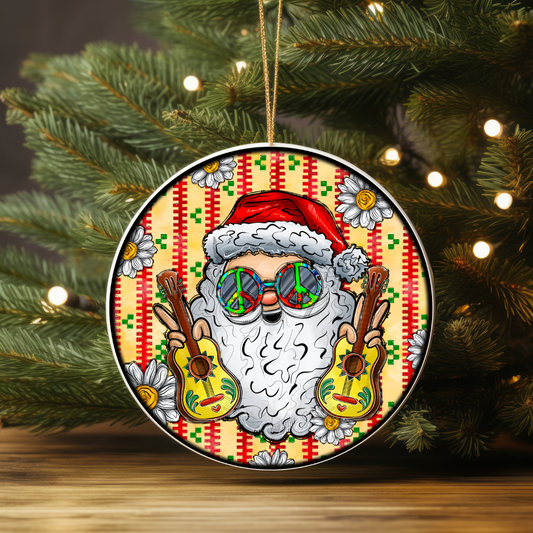 Hippie Santa - UV DTF