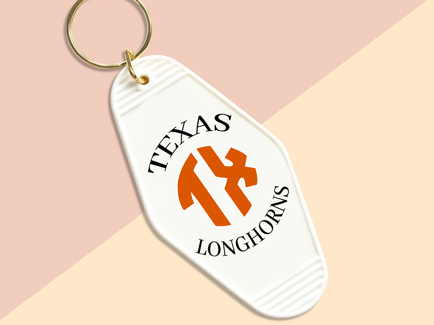 Texas Longhorns - Motel keychain