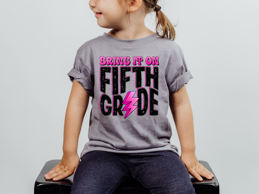 Bring it on fifth grade-pink