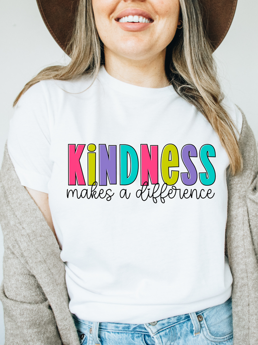 Kindness Makes A Difference - DTF Transfer