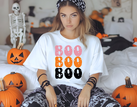 Pink BOO Orange BOO Black BOO