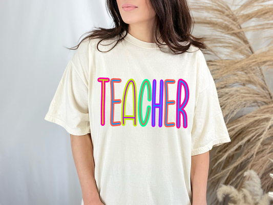 Bright Color Teacher