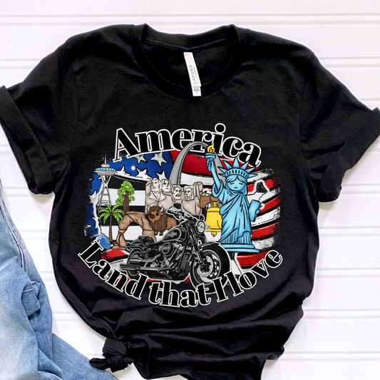 America land that I love motorcycle