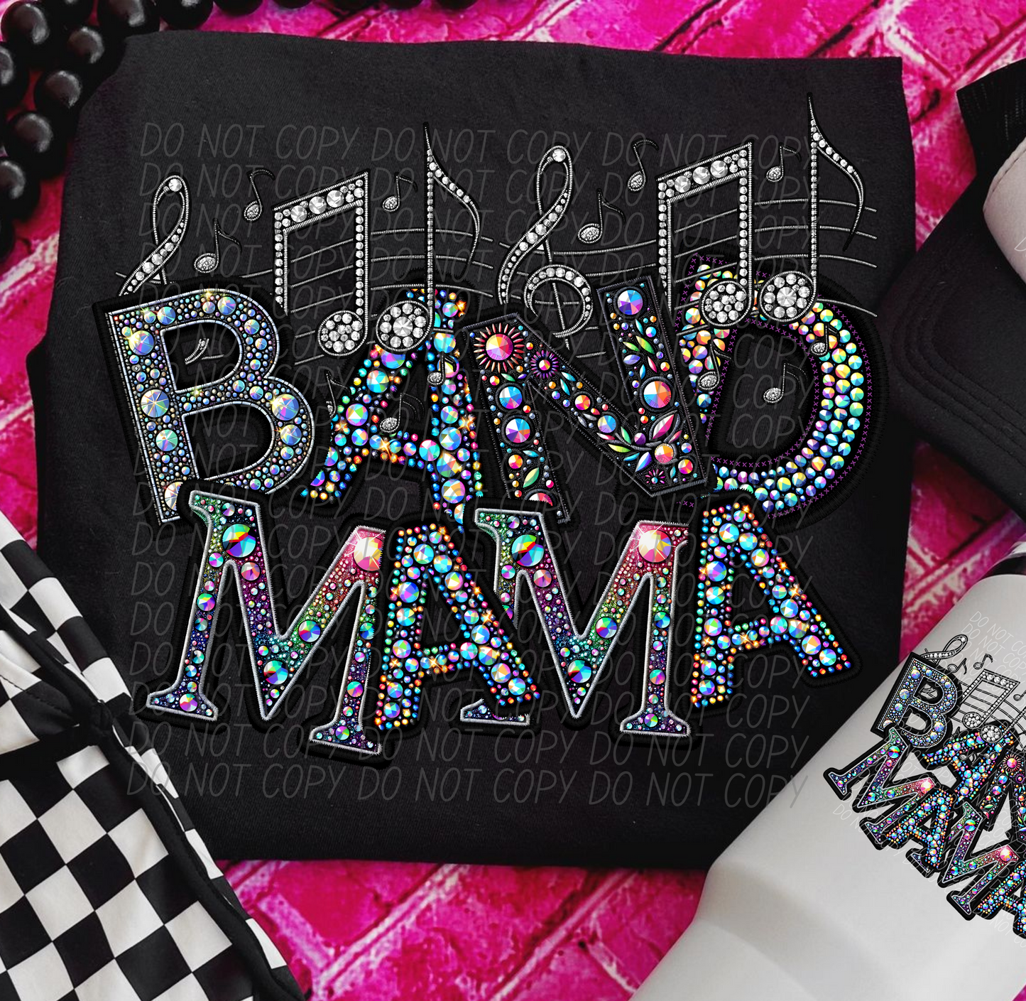 Rhinestone Band Mama