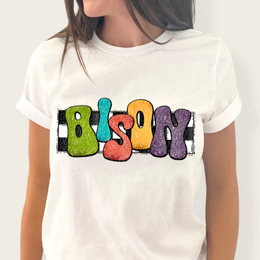 Bison (Retro Rainbow)