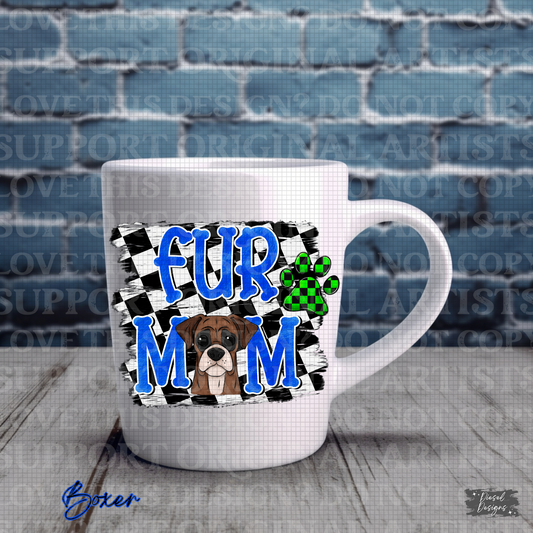 Fur Mom-Blue Boxer