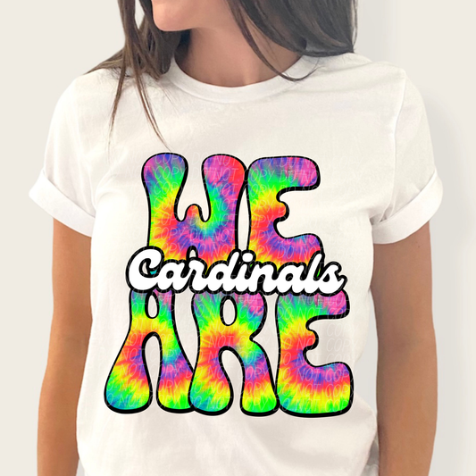 We are Cardinals (Tie-Dye)