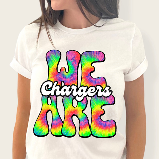 We are Chargers (Tie-Dye)