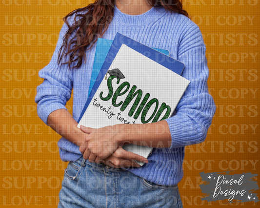 Senior-Green Glitter