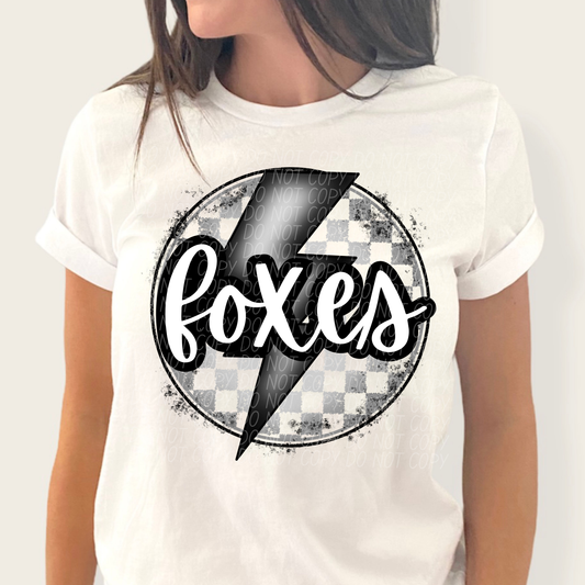 Foxes Checkered Bolt