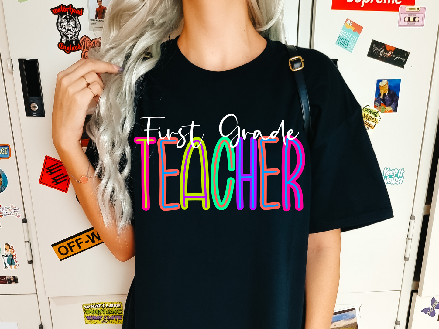 Personalized Bright Colors Grade Teachers