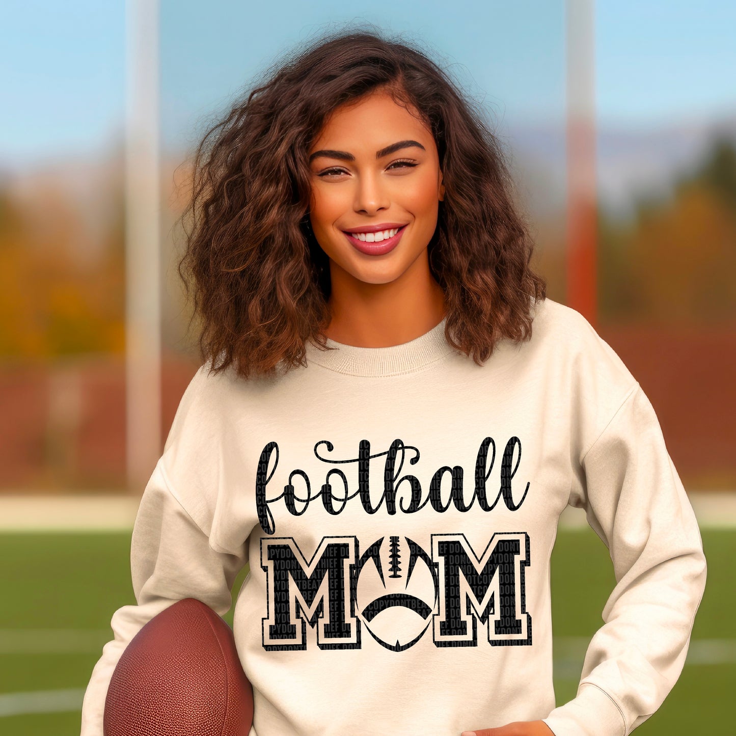 Football MOM (BLACK) - DTF Transfer