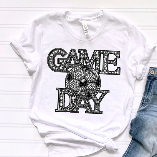 Rhinestone Game Day Soccer