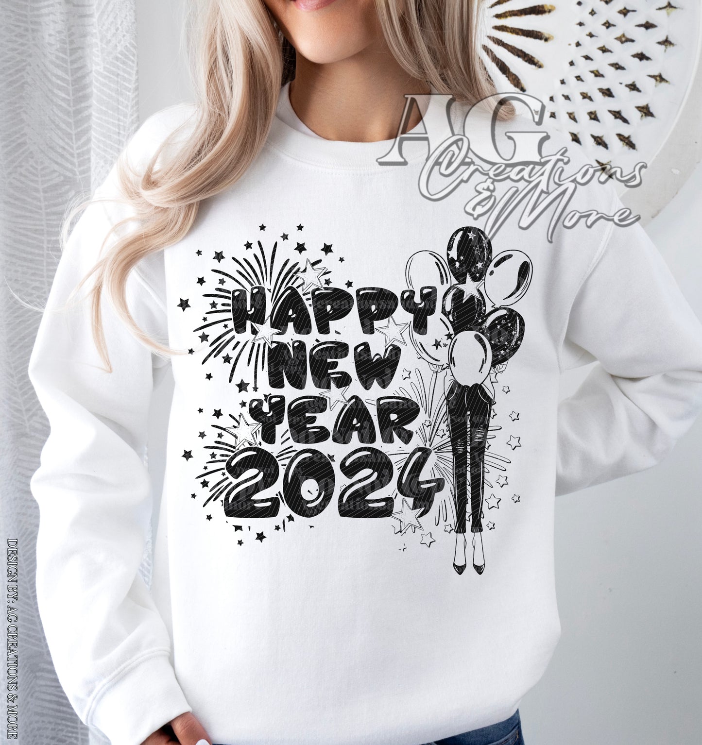 Happy New Year 2024 – Balloons