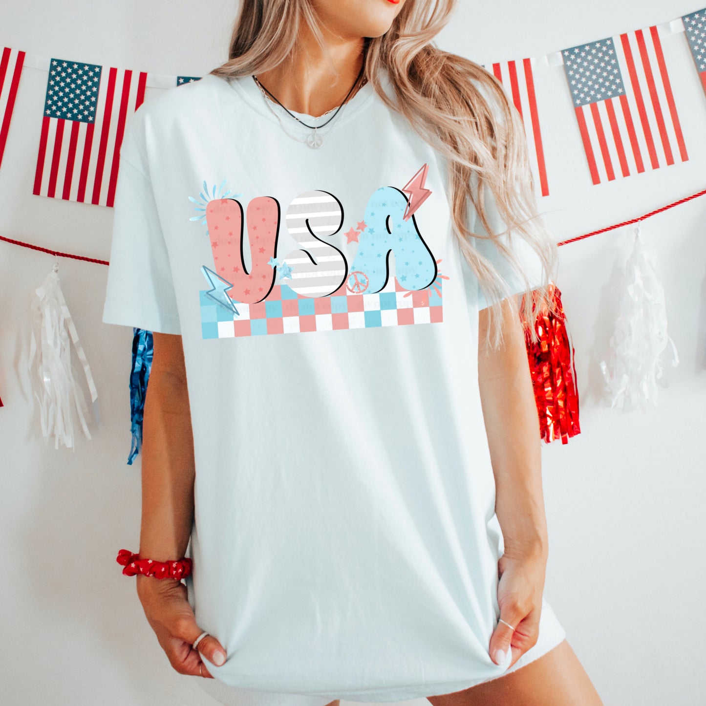 USA-GROOVY CHECKERED