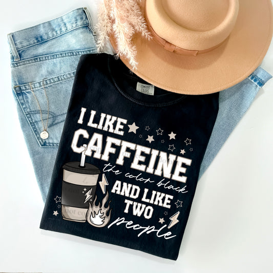 CAFFIENE AND 2 PEOPLE-DARK SHIRTS