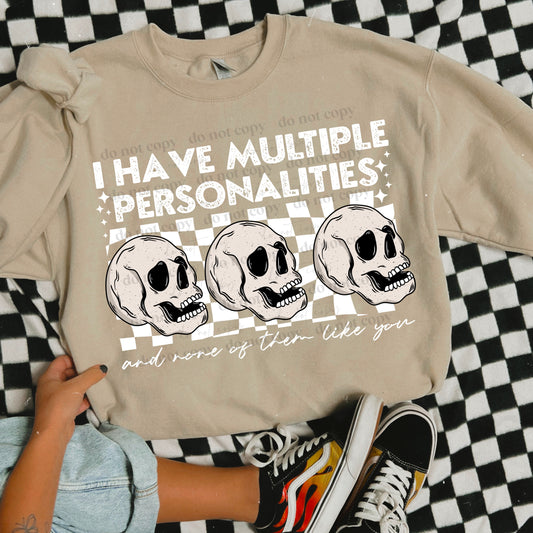 MULTIPLE PERSONALITIES-WHITE