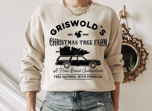 Griswold's Christmas tree farm - black