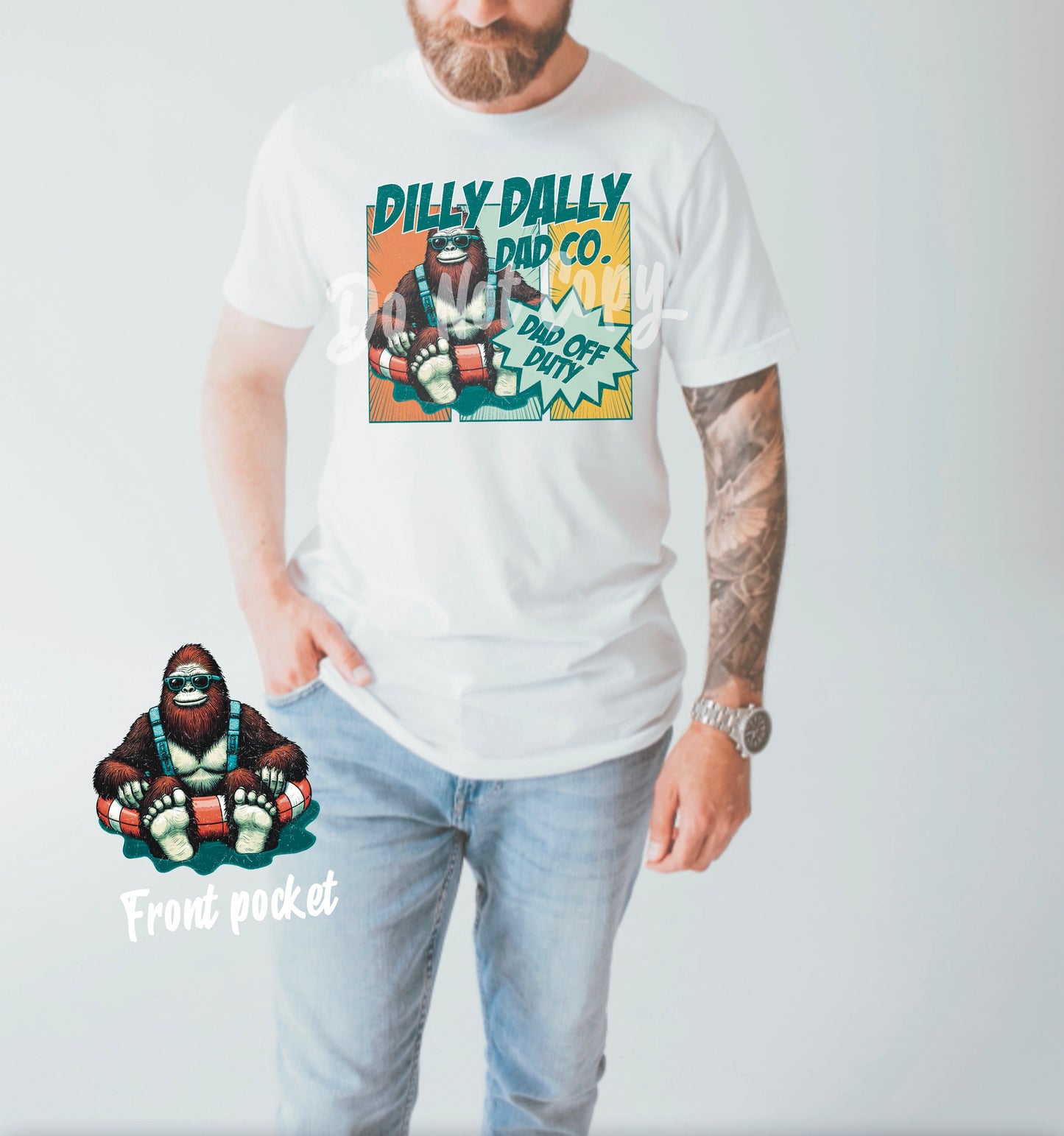 Dilly Dally Dad Co.-Front Pocket Only