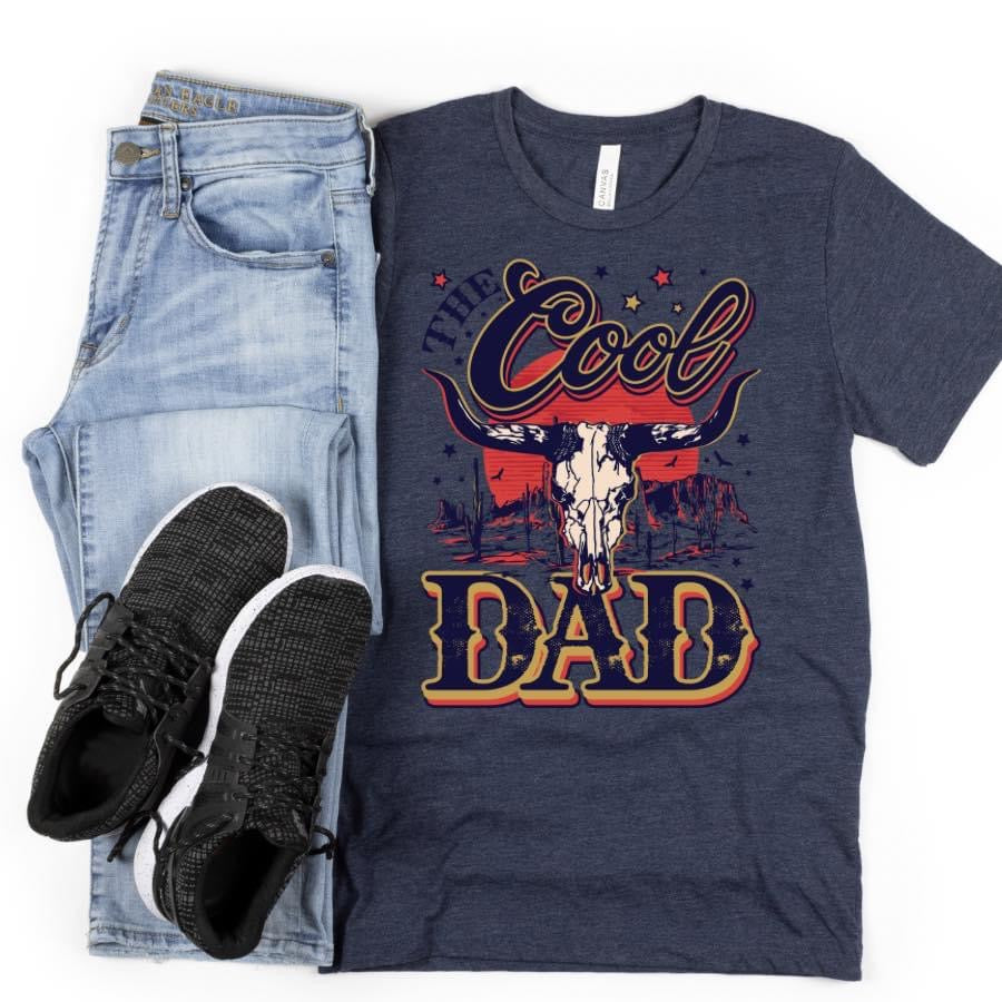 Cool dad bull horns