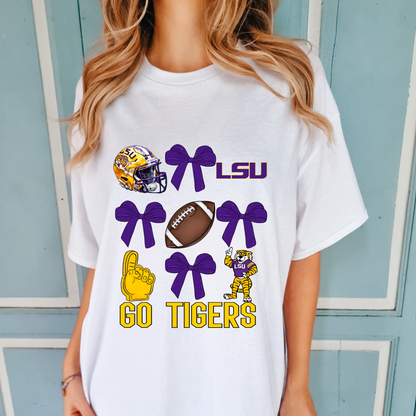 Go LSU Tigers Coquette Pocket