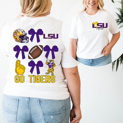 Go LSU Tigers Coquette Pocket