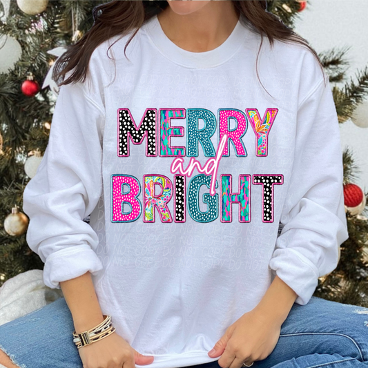 Merry and Bright (Pink)