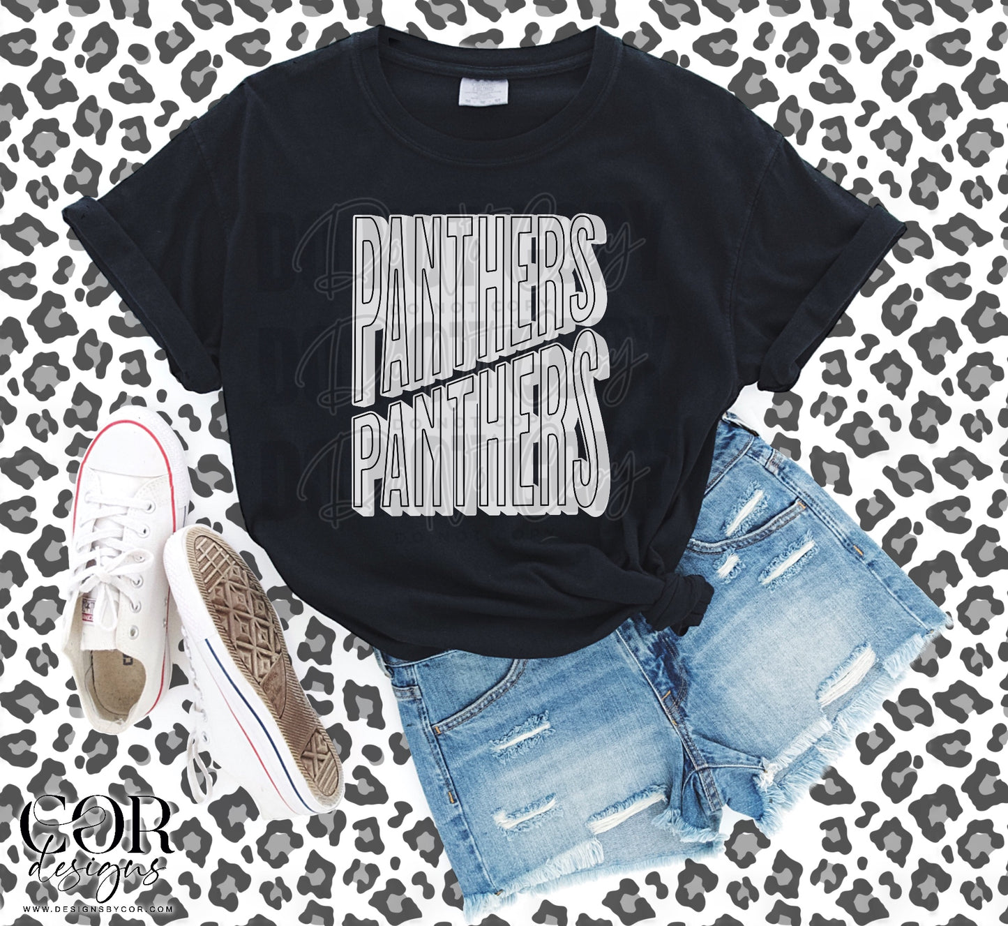 Panthers White & Black Font