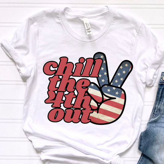 Chill the 4th out peace red