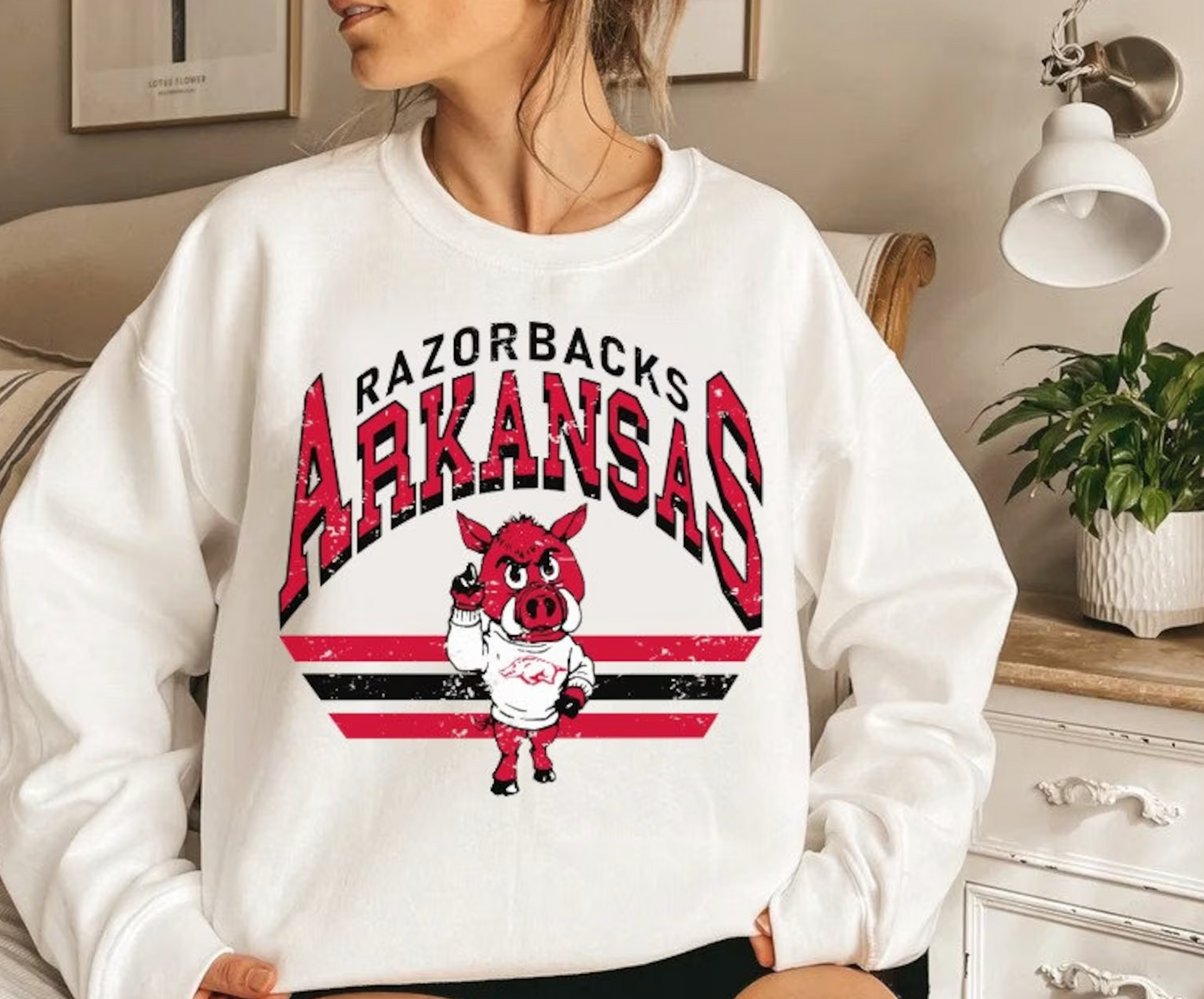 Razorbacks Arkansas with Pig