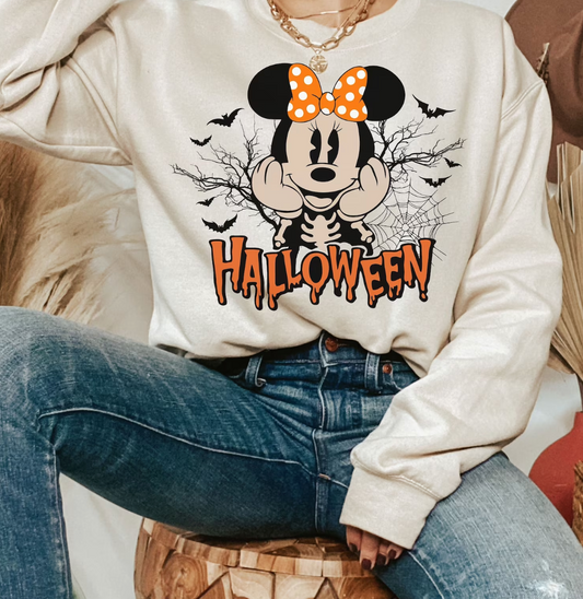 Halloween orange drip, Minnie