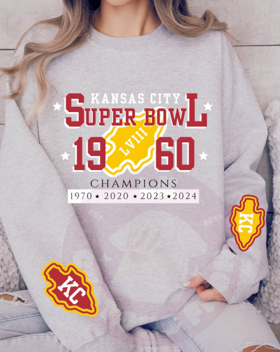 Kansas City Super Bowl 1960 - Sleeves