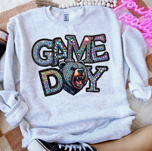 Rhinestone Game Day Bears