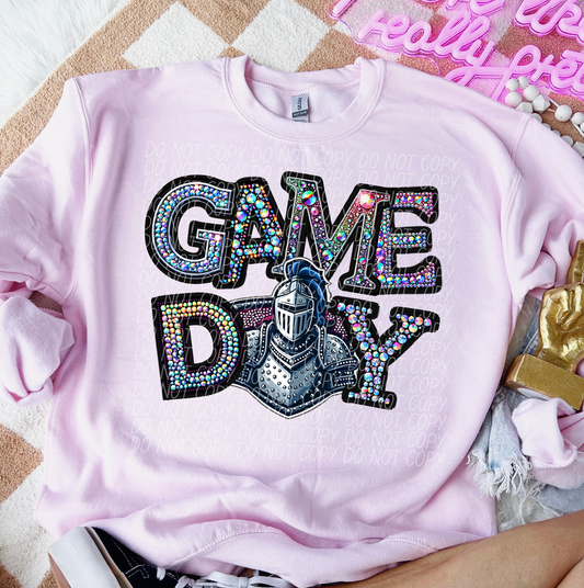 Rhinestone Game Day Knights