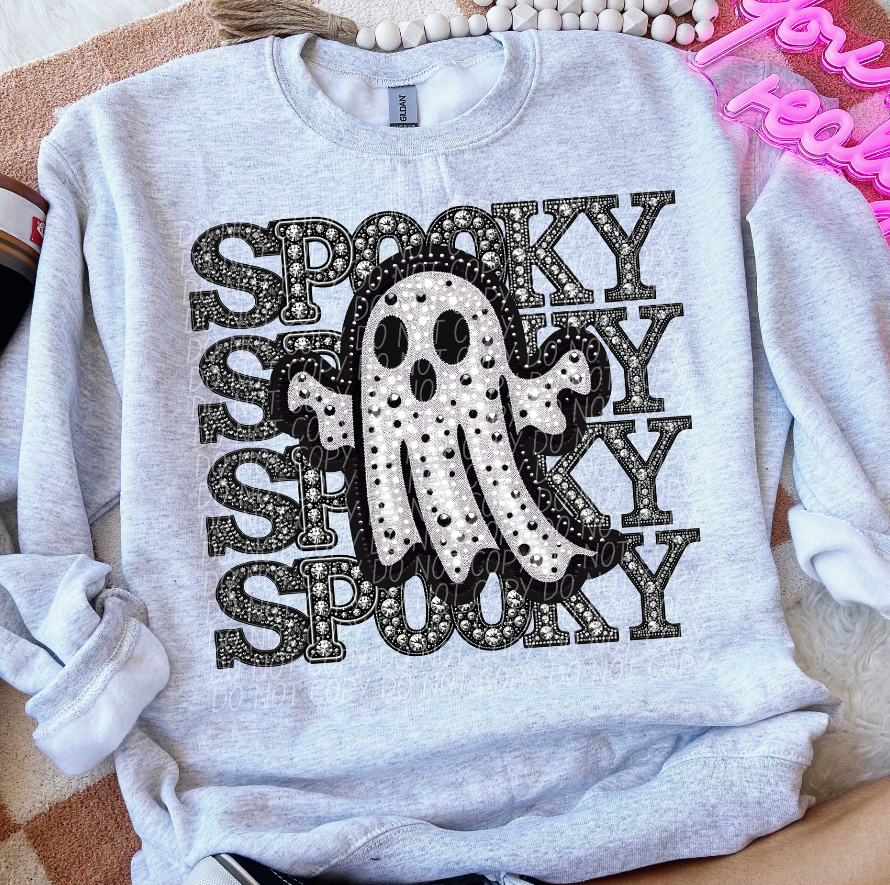 Rhinestone Spooky Ghost