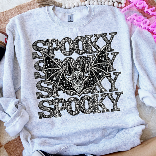 Rhinestone Spooky Bat