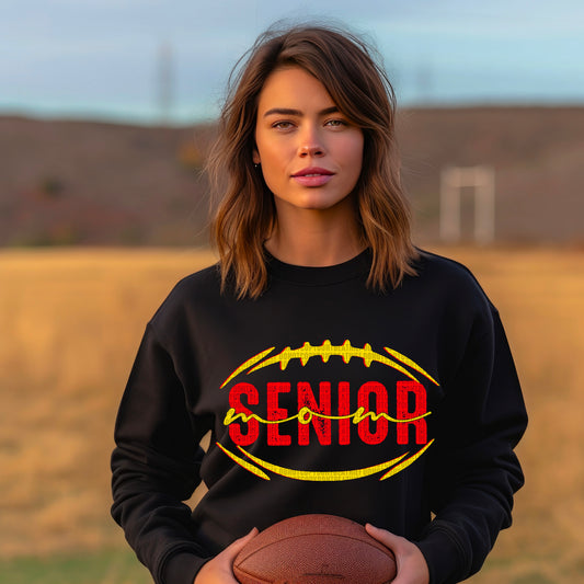 Senior Football Mom (RED/YEL) - DTF Transfer