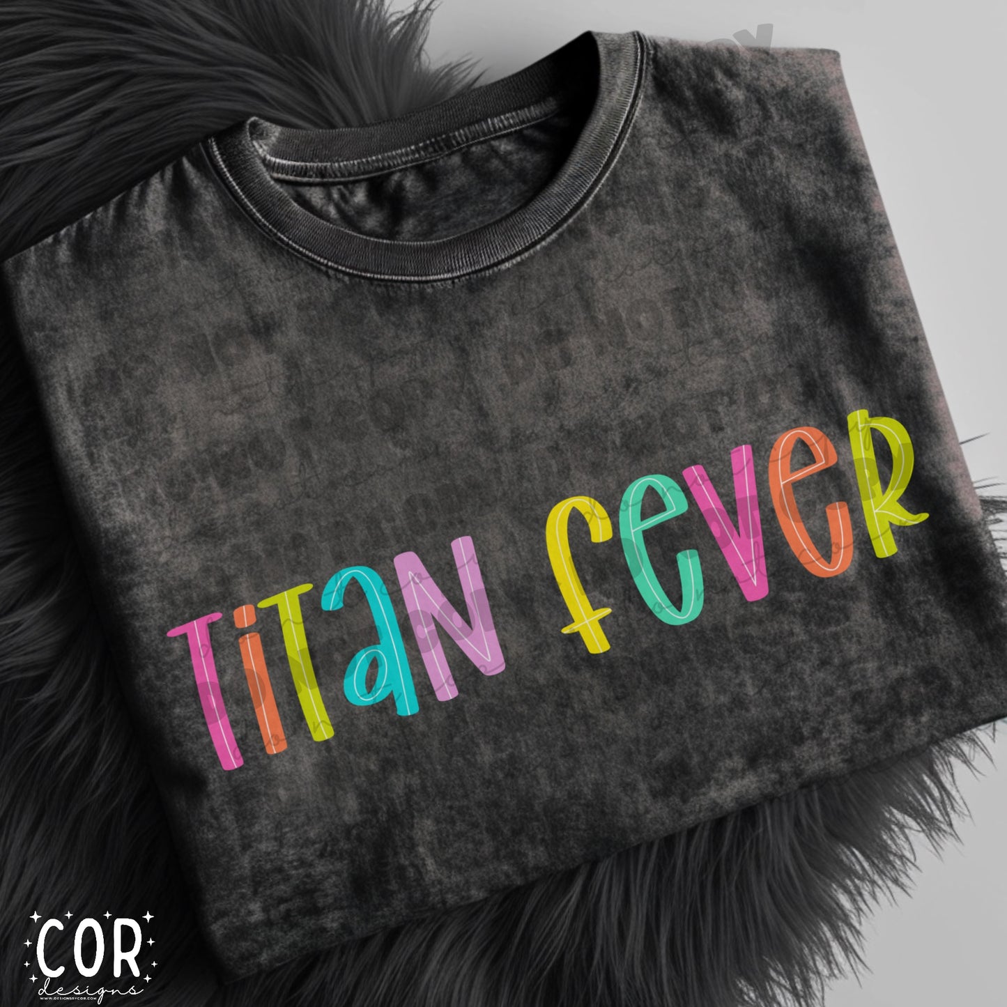 Titan Fever Colorful Letters