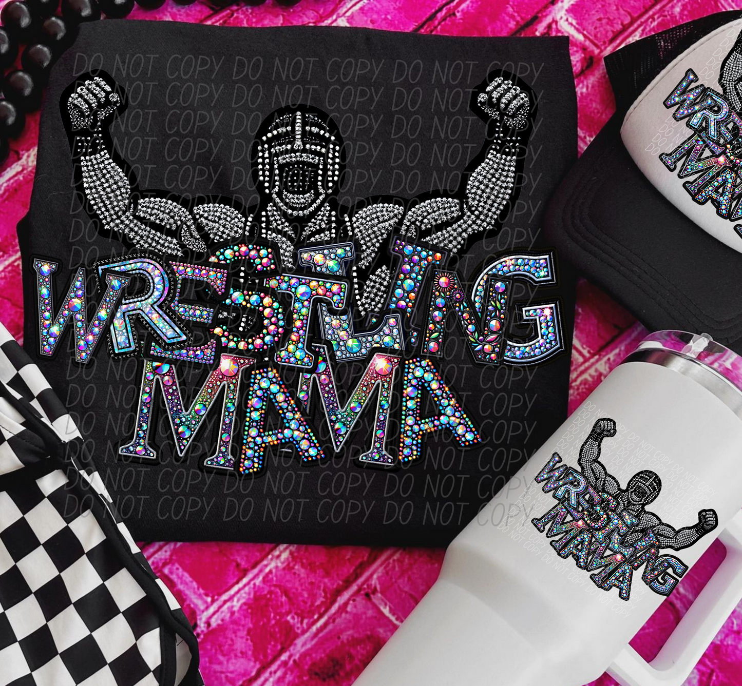 Rhinestone Wrestling Mama