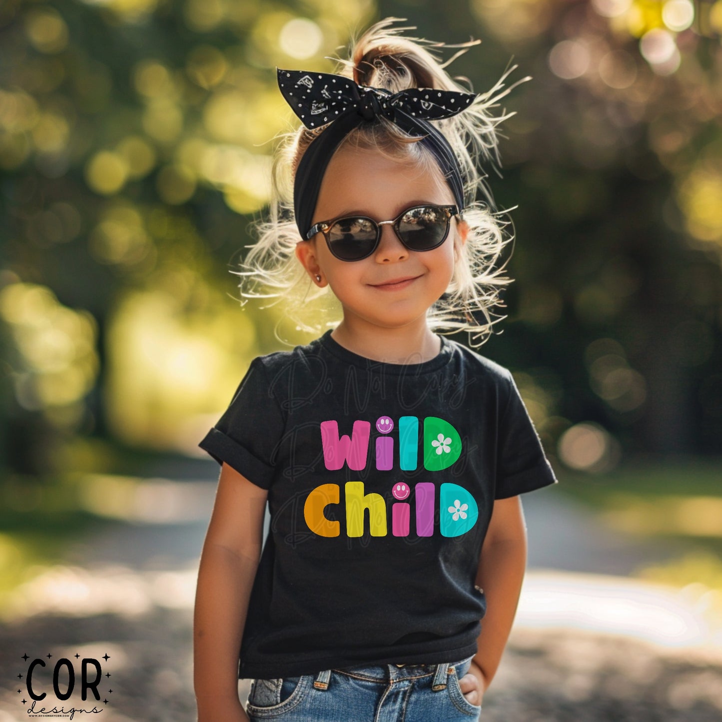 Wild Child Colored Letters