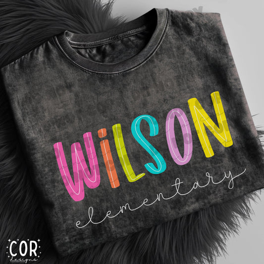 Wilson Colorful Letters