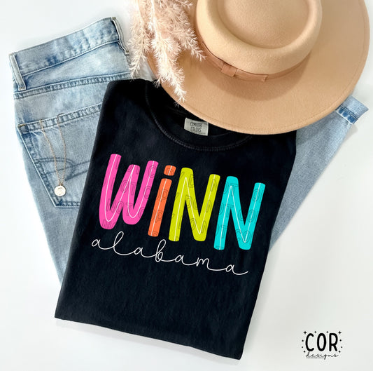 Winn Colorful Letters