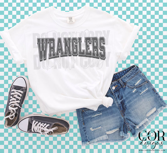 Wranglers Bold Letters