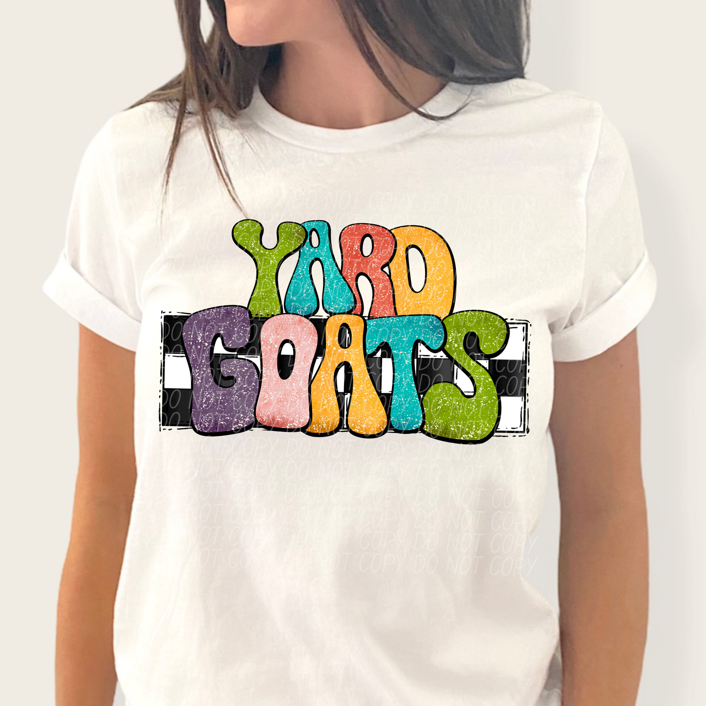 Yard Goats Colorful Drawn Letters